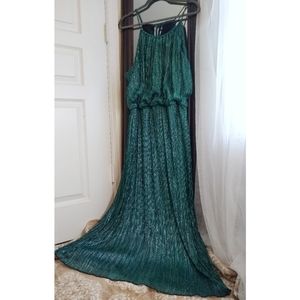 EnFocus Black and Metallic Emerald Dress size 20w